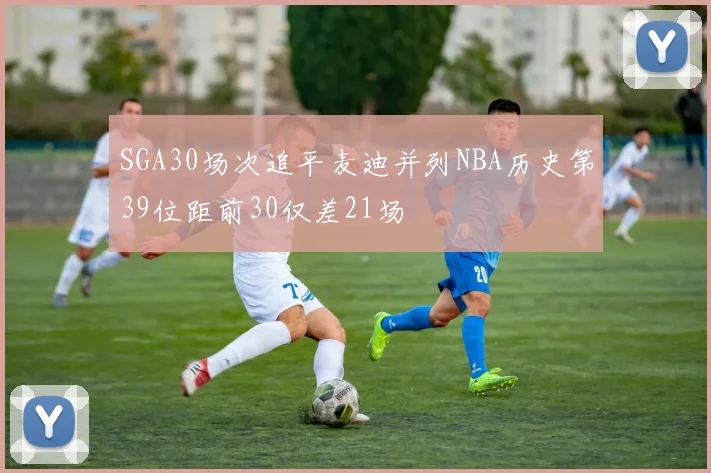 SGA30场次追平麦迪并列NBA历史第39位距前30仅差21场
